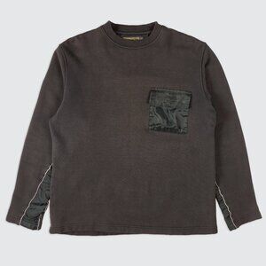 Hangar Work Bomb Boogie Panelled Crewneck Sweatshirt
